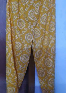 Comfy Red Heart Pattern Pants
