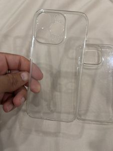 2 Clear iPhone 15 Pro Phone Cases