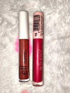 Swiss beauty matte lipsticks - Elf lip lacquer