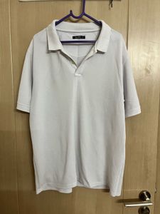 Men's White Polo T-Shirt