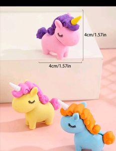 Set Of 4 Unicorn Eraser📝