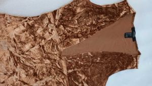 Brown Velvet Bodysuit 30 to 32