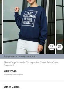 Trendy Graphic Print Sweatshirt 299rs