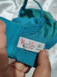 Teal Lace Bra
