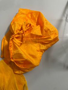 Elegant Yellow Brocade Blouse