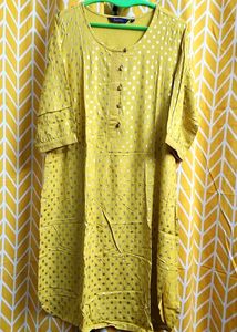 Fusion Yellow Printed Top