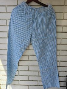 Cute Blue Gingham Pajama Set