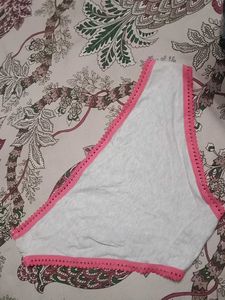 Cute Pink Trimmed Briefs
