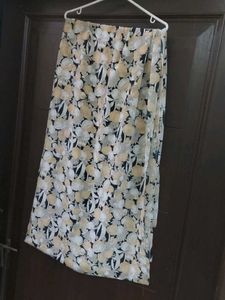Floral Print Dress Material Satin feel