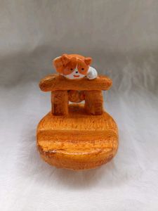Cute Clay Cat Phone Stand