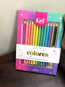 🌈✏️ 15 Vibrant Colored Pencil Set