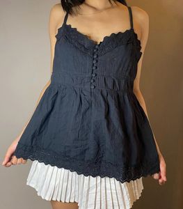 Black cute top