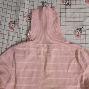Cozy Striped Turtleneck Sweater