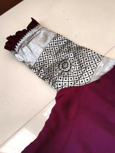Elegant Maroon Ethnic Gown