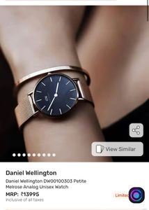 Authentic Daniel Wellington Petite Watch