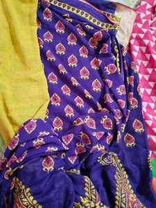 Vibrant Printed Saree