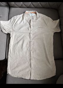 Men's Casual Linen Blend Shirt