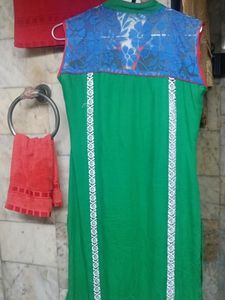 Lace Cotton Beautiful Ladies Kurti
