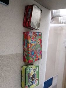 Set of 3 pokemon tin box