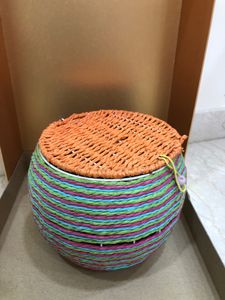 Jute Round Bowl Box (24Rasgulla Can Be Put)