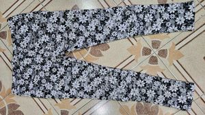 Floral Print Skinny Pants
