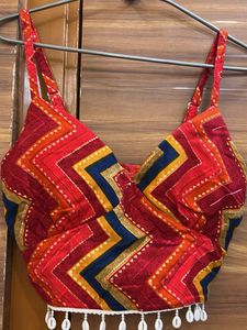 Stylish Ethnic Blouse with Shell Details
