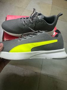 Puma Grey&amp;Neon Shoes