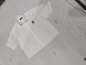 Classic White Short Sleeve BOXXY FIT Shirt