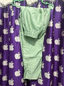 Green Embroidered Kurta Set with Dupatta