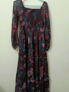 Elegant Floral Maxi Dress