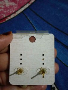 Elegant Pearl &amp; Stone Stud Earrings