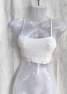 White Butterfly Lace Crop Top