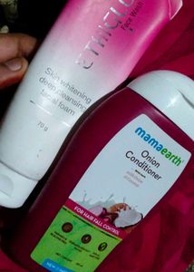 Mamaearth Onion Conditioner &amp; Face Wash