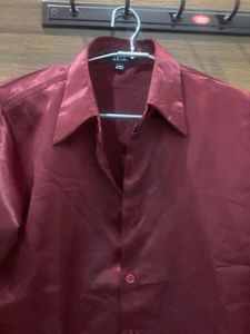 Maroon Formal Shirt