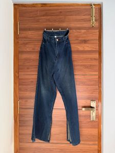 High-Waisted Wide Leg Jeans
