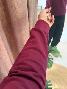 🍷 Burgundy Classic Slogan Sweatshirt ❤️