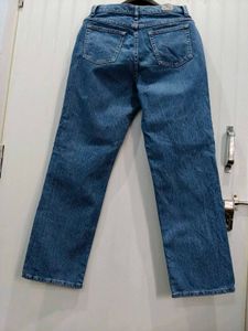 Street Style Blue Straight Fit Denim Jeans