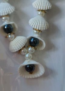 Seashell Necklace &amp; Earring Set