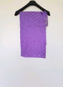 Purple Silk Dress Material