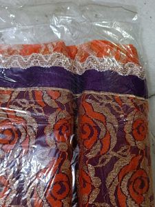 Floral Net Festival Saree