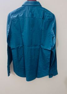 Calvin Klein Teal Button-Up Shirt