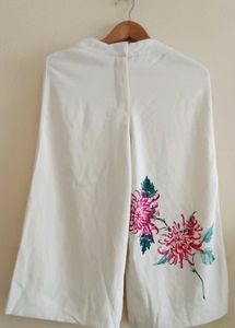 vero moda Elegant snow white printed culottes