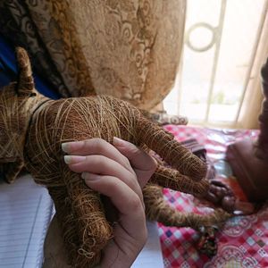 Handmade Jute Elephant Showpiece