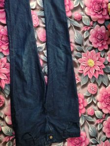 Classic Dark Wash Denim Jeans
