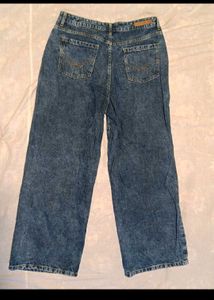 US POLO ASSN. Wide Leg Blue Jeans