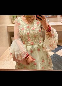 Elegant Embroidered party gown
