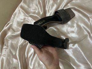 Sparkling Embellished Heeled Sandals