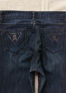Y2k low rise straight jeans