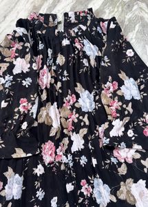 Floral Print Off-Shoulder Dress