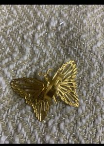 Combo Of Elegant Gold Butterfly Earrings And Ring